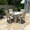 Highwood Usa Lehigh 5pc Square Outdoor Patio Furniture Dining Set AD-DNL44-WAE - alternate 2